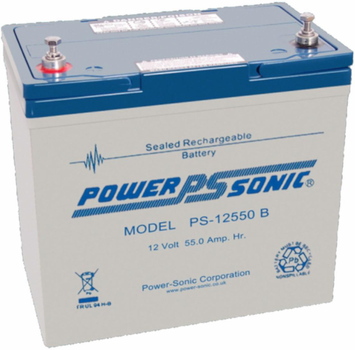 Powersonic PS-12550B Sealed Lead Acid Battery – BBM Battery Canada