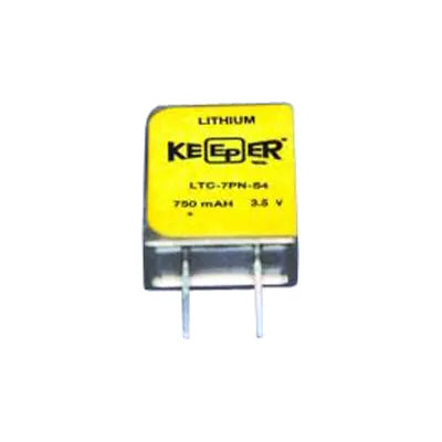 Keeper LTC-16M-S4 Battery, 3.5V Lithium with 4 Pins