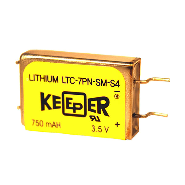 Eagle Picher Keeper LTC-7PN-S4 Battery, 3.5V/750mAh Lithium