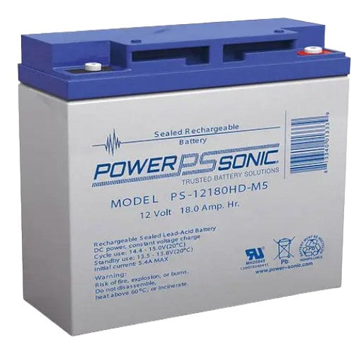 Powersonic PS-12180HD-M5 Sealed Lead Acid Battery