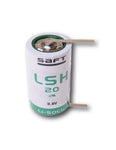 SAFT LSH20, D Size Battery with Tabs - 3.6V/13AH Lithium Cell