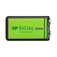 GP ReCyko+ 9 Volt Ni-Mh Hydride Battery Part #20R8H-0