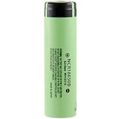 Panasonic NCR18650B Battery, 3.7V/3400mAh Li-Ion Cell