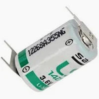 Saft LS14250 3PF-RP Battery, 3.6V Lithium 1/2AA 2 pins negative, 1 pin positive terminals