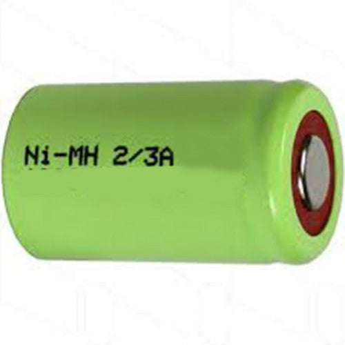 2/3A NiMH 1.2V 1100 mAh Rechargeable Cell - bbmbattery.ca