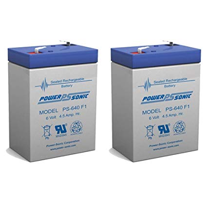 APC RBC1 - 2 x 6V / 4.5Ah S.L.A. Powersonic UPS Replacement Batteries