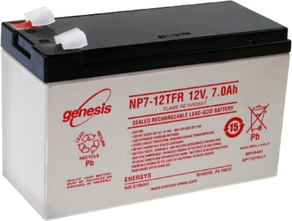 EnerSys Genesis NP7-12TFR Battery with Flame Retardant Case
