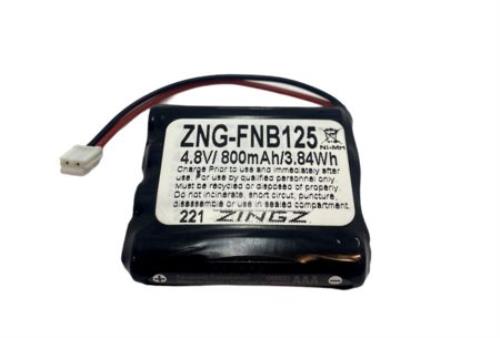 2-Pack 4.8V 800mAh Ni-MH Replacement Batteries For Standard Horizon HX100 FNB-125