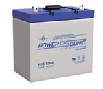 Power-Sonic PDC-12600 Battery - Deep Cycle 12V/60AH AGM