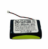 Kaba Dormaka 132-512886 Replacement Battery - 2.4V/2500mAh NiMh