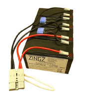 ZINGZ 24V / 9.0Ah Replacement Battery Cartridge for APC RBC25 UPS System