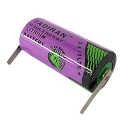 Tadiran TL-5955T, TL-5955/T, SL561/T Lithium Battery With Tabs