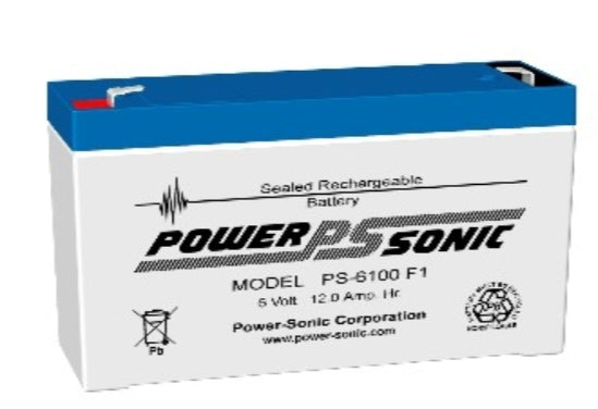 GE, Critikon Model 6695 IV Pump Battery, 6V/12AH