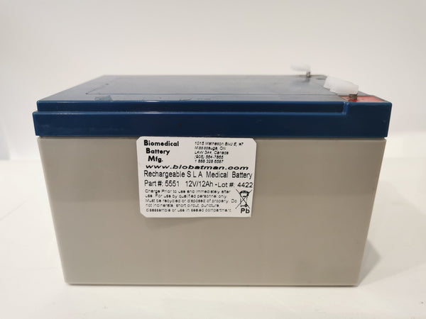Muzisho, OSI 6800, 6850 Surgical Table Battery, also fits Hana and Spinal Surgical Table