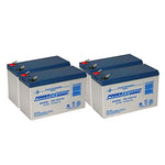 ABLEREX JCXL1000 Replacement UPS batteries - 48V/7.0AH - set of four