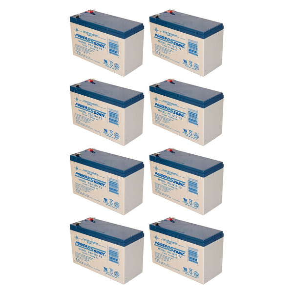 8 x 12V / 7.0Ah UPS Replacement Batteries for ABLEREX MS3000
