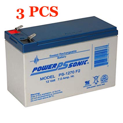 Ablerex MP1000 UPS Replacement Batteries, 36V, set of 3