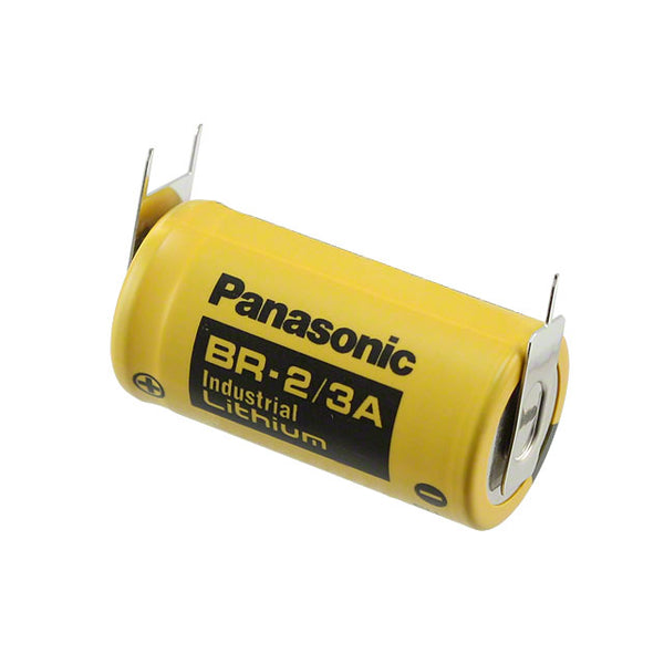 Panasonic  BR2/3AE2SP  Battery with Solder Pins