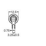 Panasonic BR-1225/VCN Battery - 3V Lithium Coin Cell with Solder Tabs