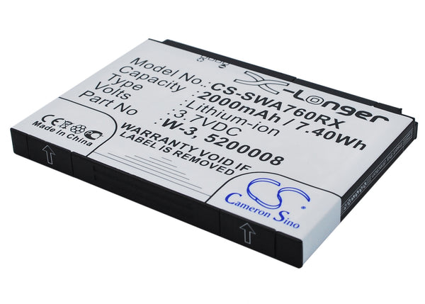 Sierra Wireless 5200008, W-3 Battery for Aircard 760