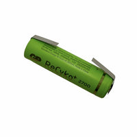 GP Recyko 2700 Battery with Solder Tabs, 1.2V/2600mAh GP2700AA