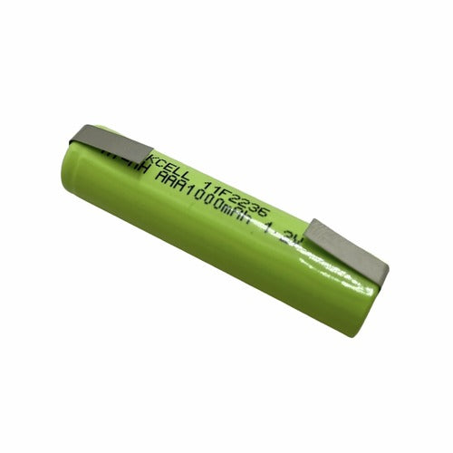 AAA Ni-Mh Battery with Solder Tabs, 1.2V/1000mAh