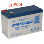Ablerex JC1500 UPS Replacement Batteries, 36V,  set of 3