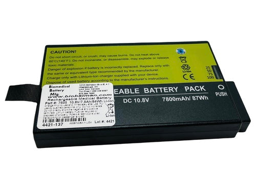 Philips IntelliVue MP30, MP50, MP70 Battery Replacement for M4605A