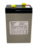 B, Braun Intelligent Pump 521 Plus, 522 Battery - Sealed Lead Acid 6V/4.5AH