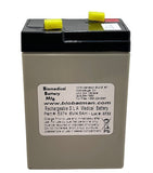 Criticare 502, 504 Pulse Oximeter Battery - 6V/4.5AH