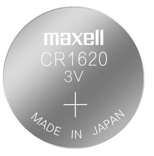 Maxell CR1620 Coin Cell (1 Pack)
