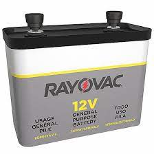 Rayovac 926 Battery for Lantern, or Fence - 12V with screw terminals