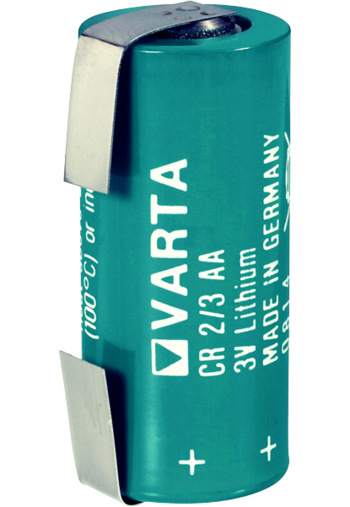 Varta CR 2/3AA, Lithium battery Tabbed, 6237 CR 2/3 AA, 1350mAh