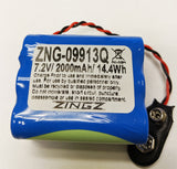 Battery for Visonic VS-09913Q, 7220-BH-2CC, 0-9913-Q 7.2V NiMH